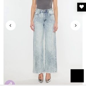 Kancan Colbie High Rise wide leg jeans